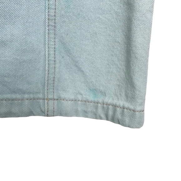 Forever 21 Light Blue Jean Mini Skirt Size 26 - Picture 10 of 11